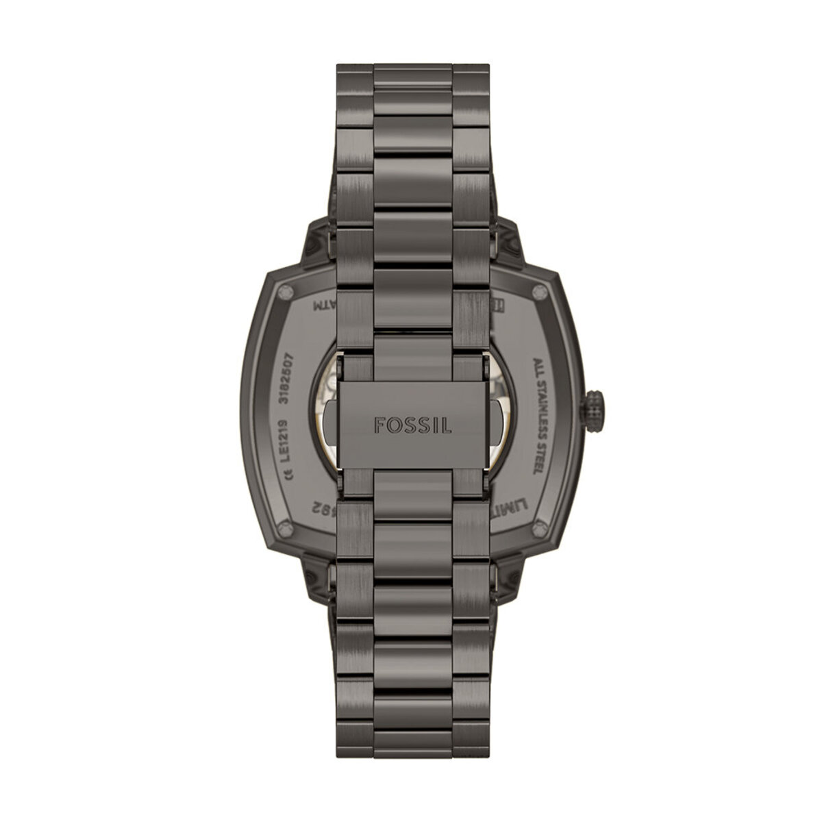 Montre Analogique MACHINE LUXE gun métal noir gun métal, FOSSIL