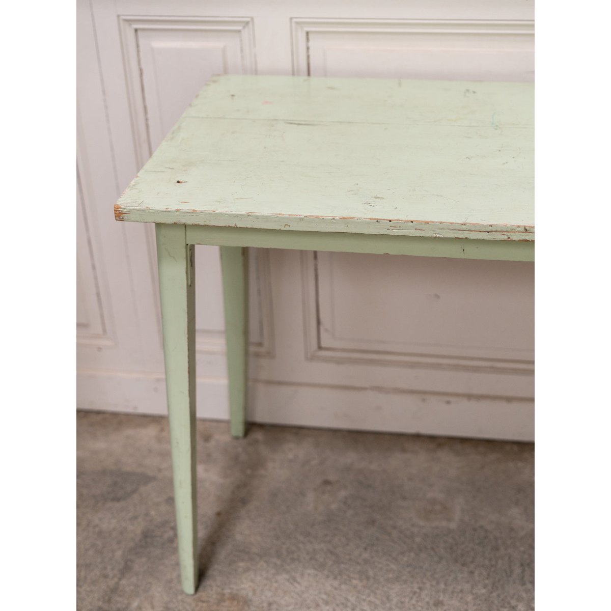 Grande console vert menthe Hanna N°1402 - Bon état vert, DEBONGOUT
