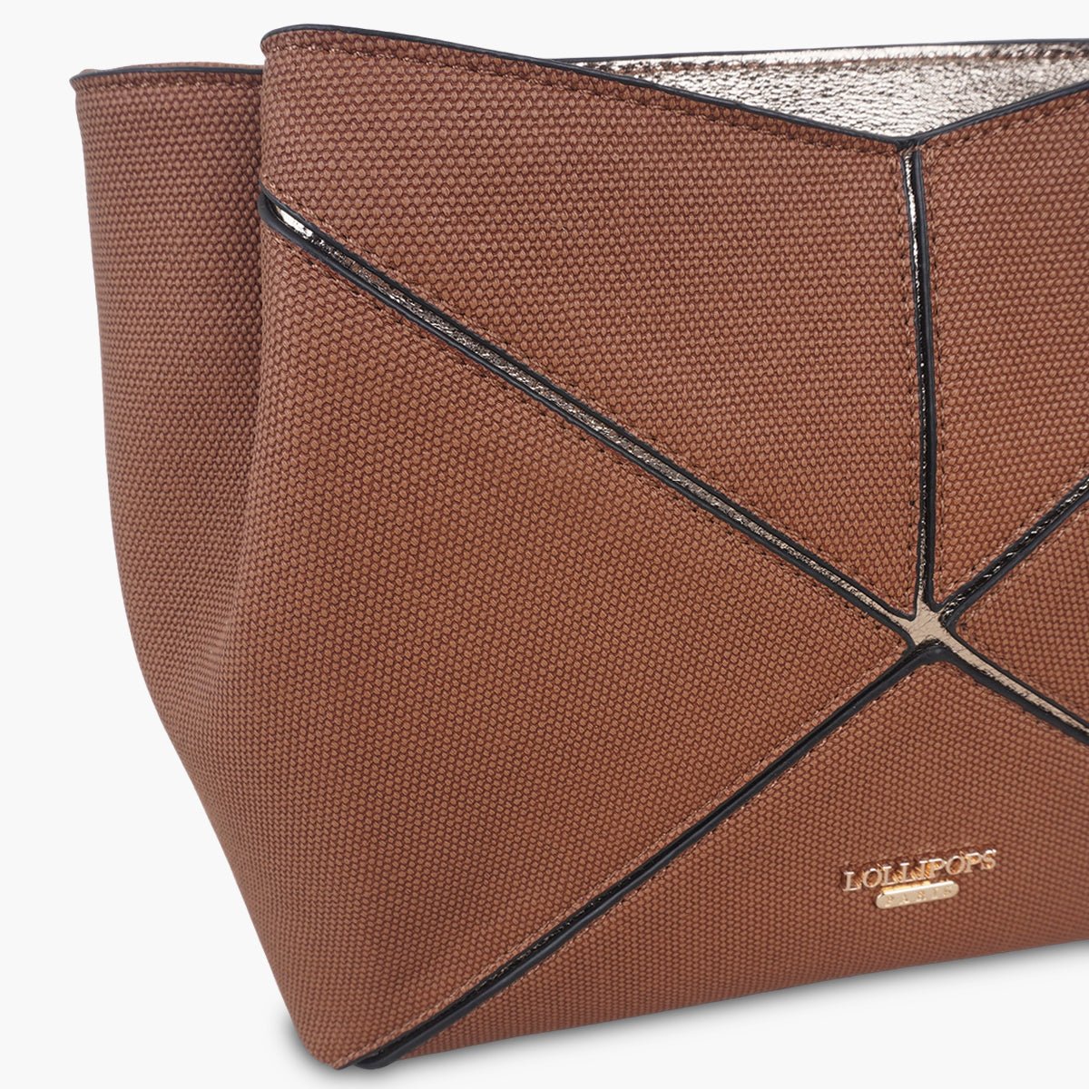 Sac multi poches Tamelia cognac,doré, LOLLIPOPS