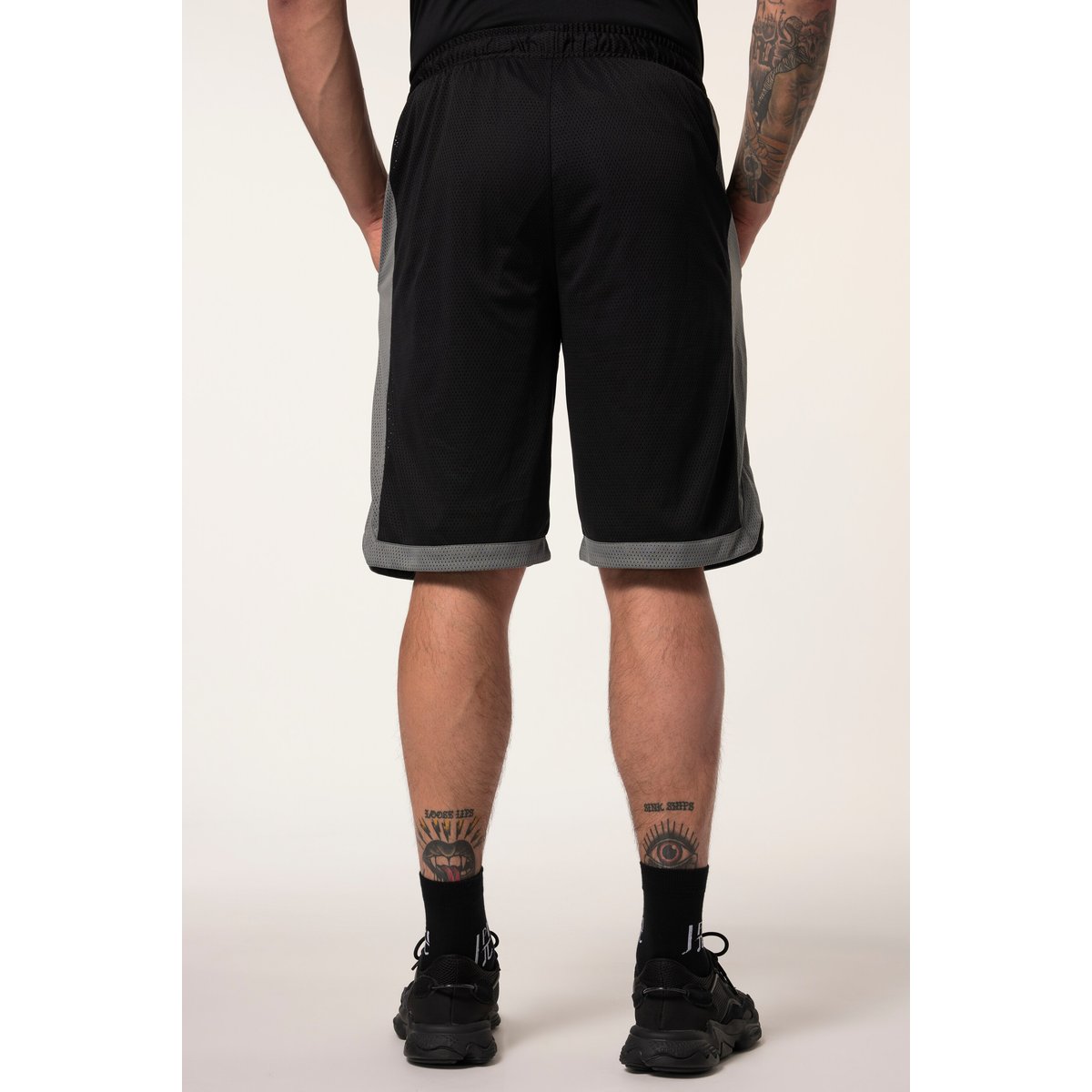 Bermuda court en mesh, collection Fitness noir, JP1880