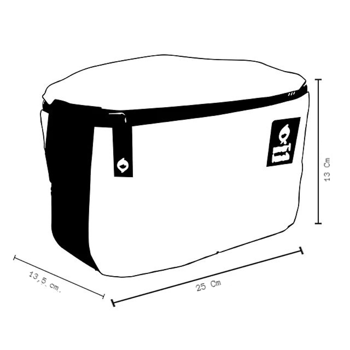 Bolsa Isotérmica Grande, Smartlunch preto , SMARTLUNCH
