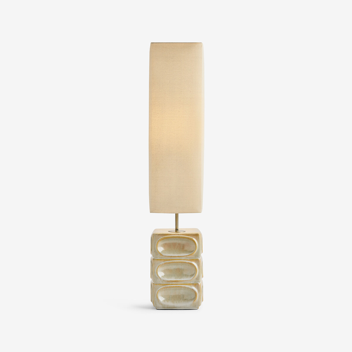 MADE.COM Nell Stacked Floor Lamp cream, MADE