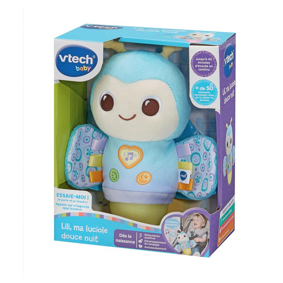 Lili Ma luciole douce nuit bleu, VTECH