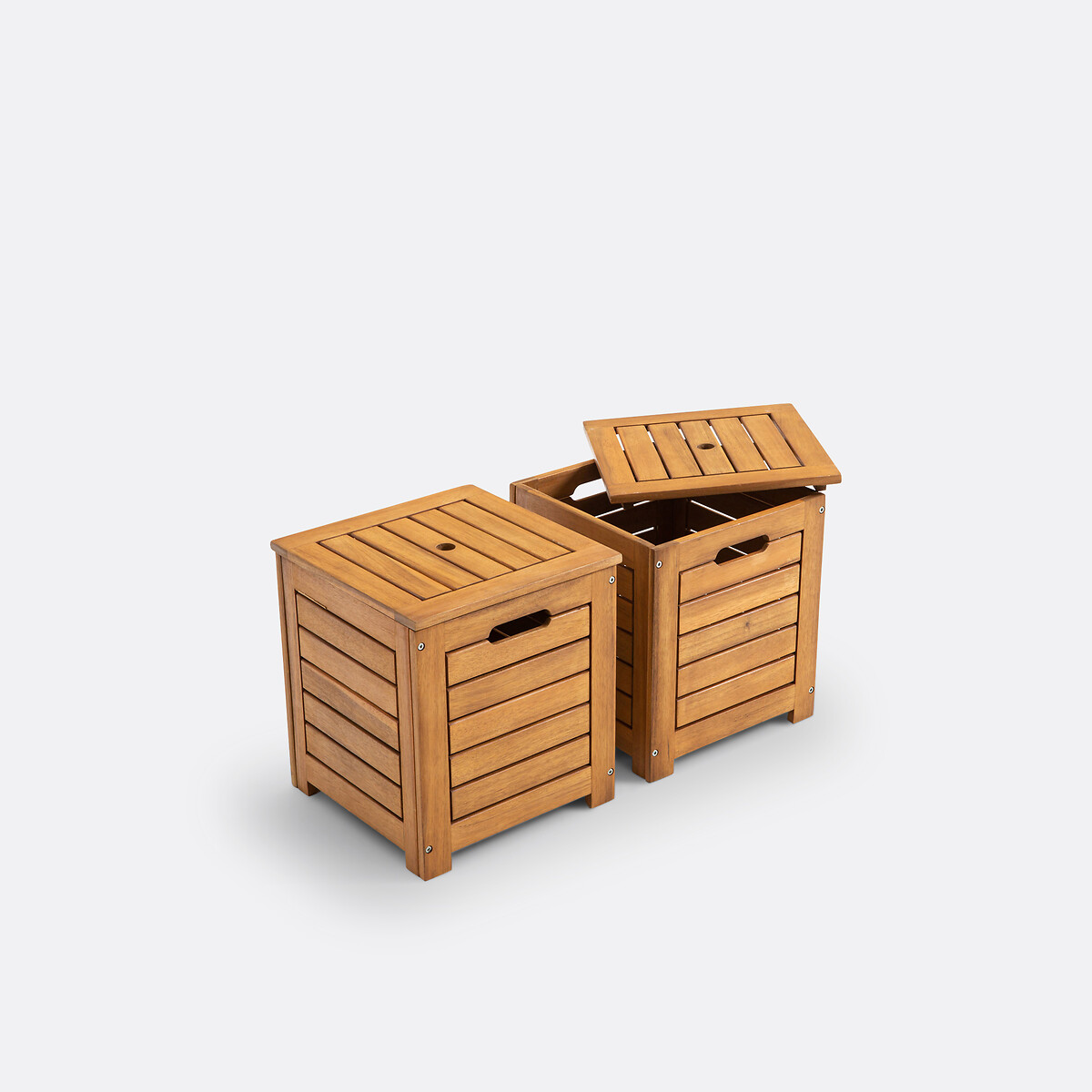 Banc et coffres de jardin en acacia, Garden acacia, LA REDOUTE INTERIEURS