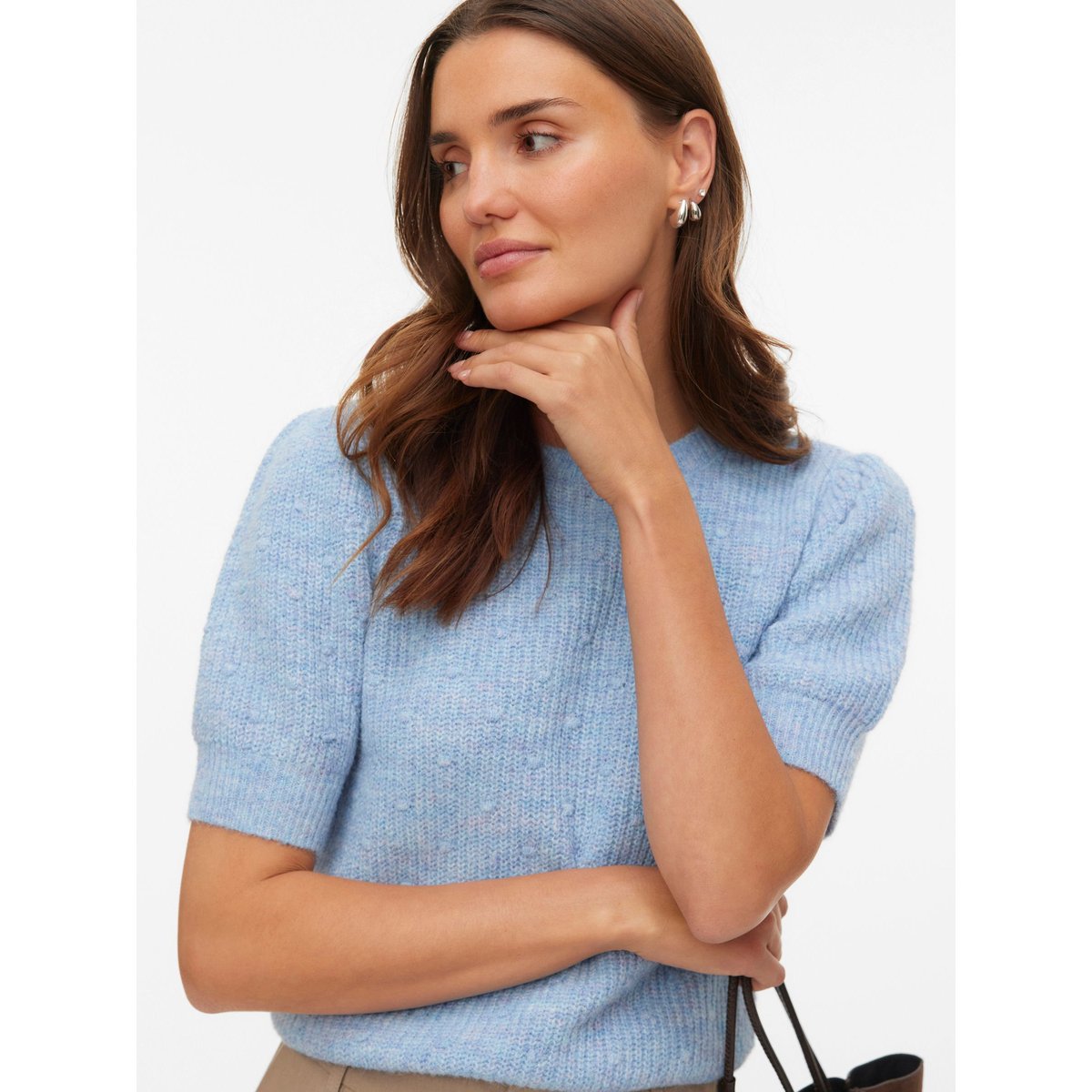 Pull En Maille brunnera blue, VERO MODA