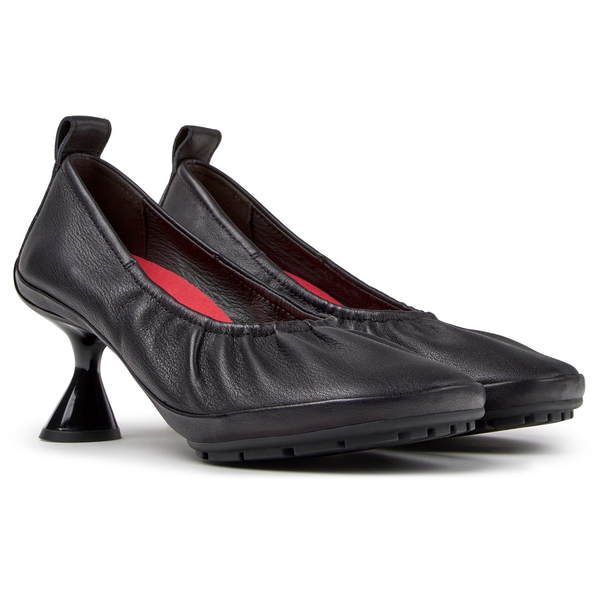 Escarpins Right Left Smooth Leather noir 001, CAMPER