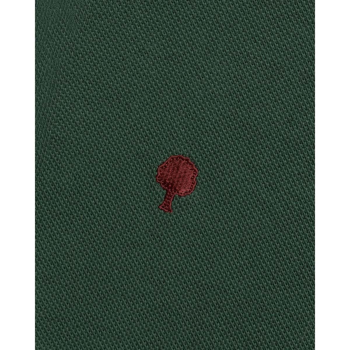 Polo en maille vert forêt, FAGUO