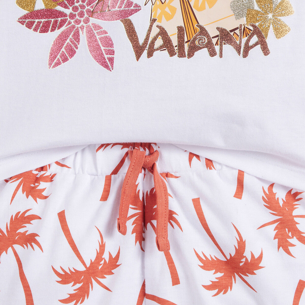 Pyjashort Vaiana ecru/terracotta, VAIANA
