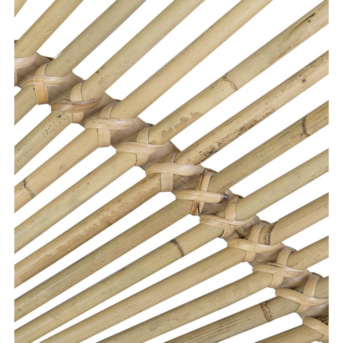 Tête de lit rotin marron, DECORATION D’AUTREFOIS