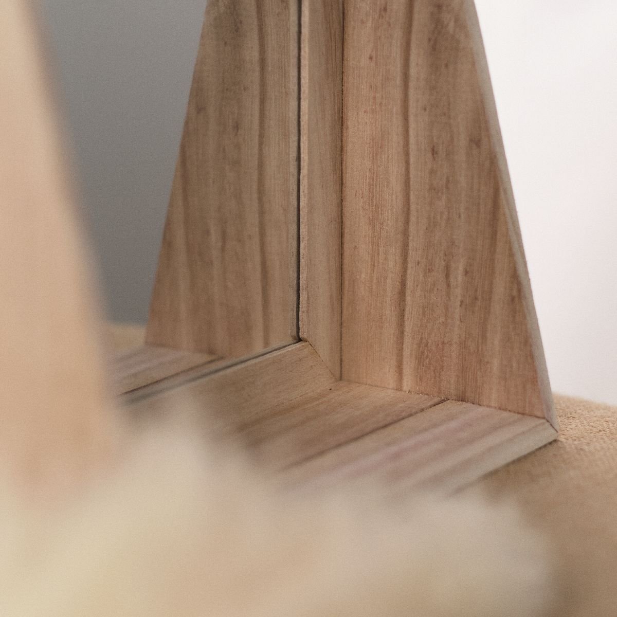 Miroir à poser rectangulaire INDIES beige, FACTORY