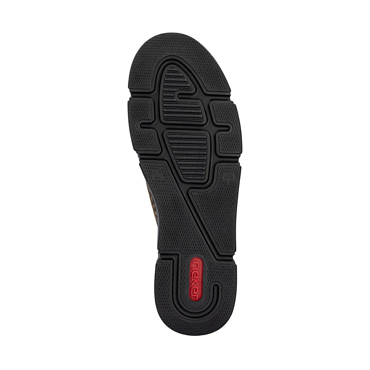 Basket Montante Cuir Malawi marron, RIEKER