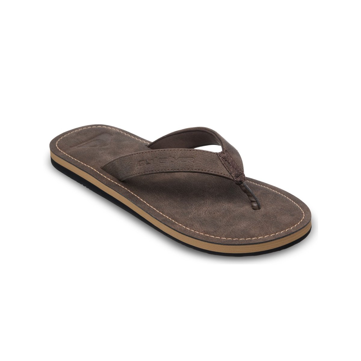 Sandales MOLOKAI NUBUCK marron brown 1, QUIKSILVER