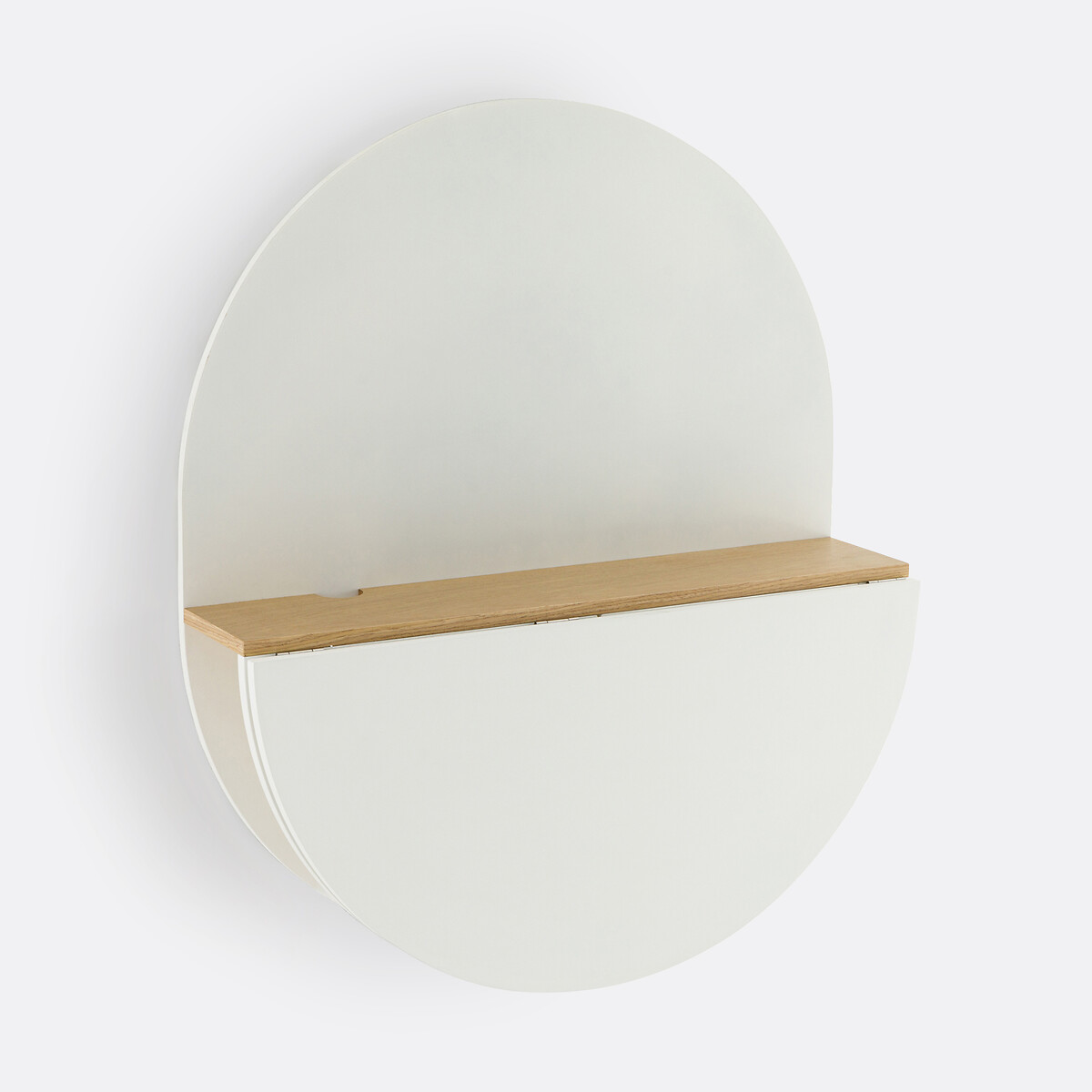 Escritorio de pared plegable, Anzio blanco/madera, LA REDOUTE INTERIEURS