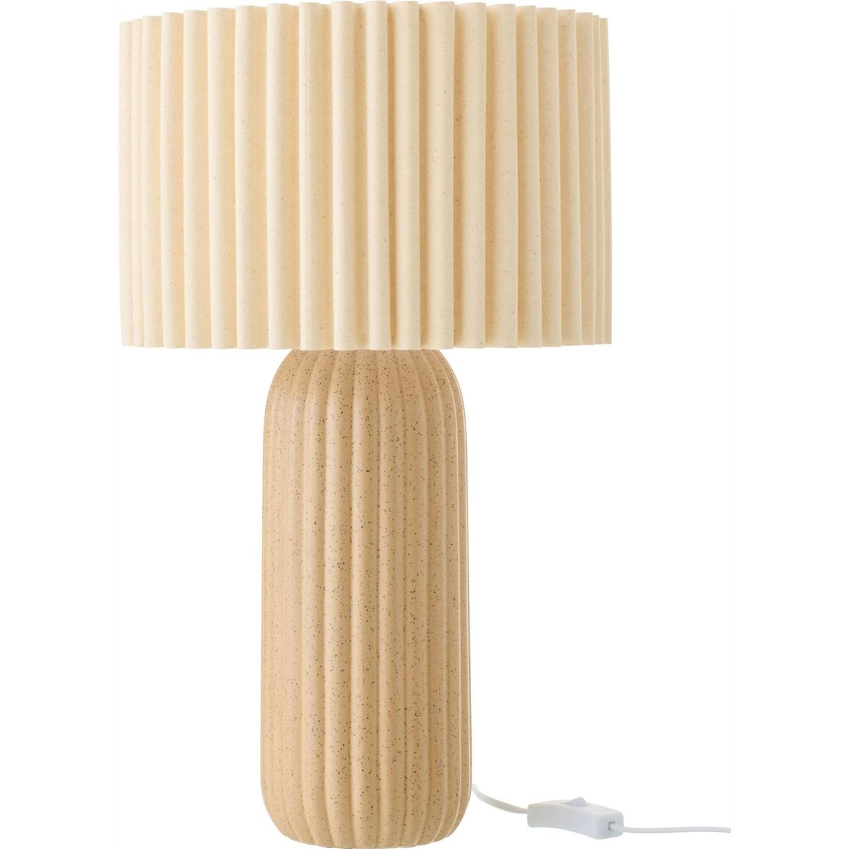 Lampe de table en céramique, Fait main camel, RECOLLECTION