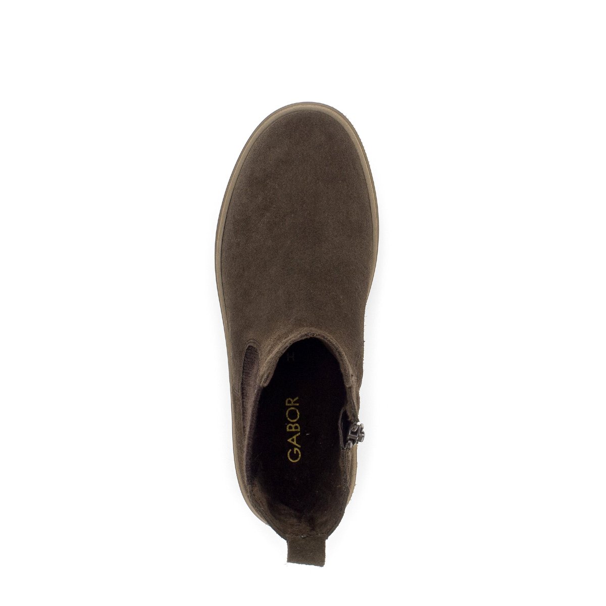 Bottines en marron velours, GABOR