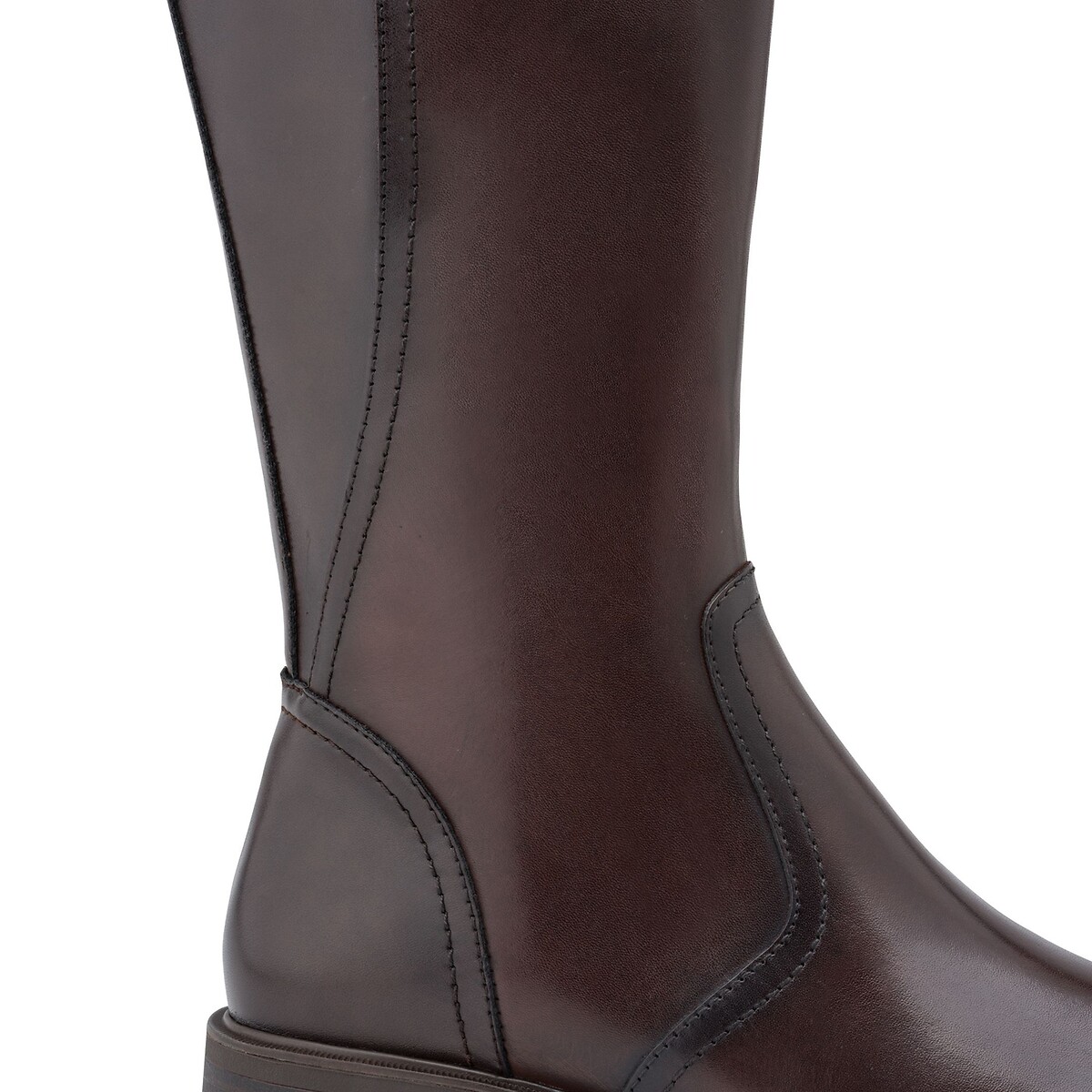 Bottes plates stretch marron foncé, TAMARIS