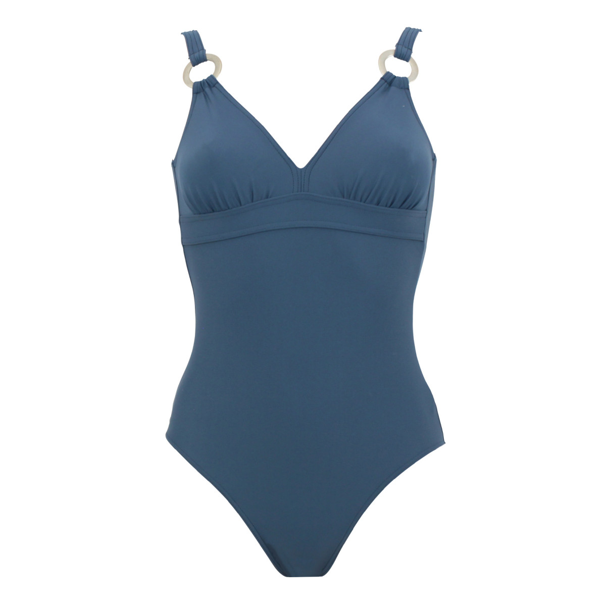 1 pièce coupé sous poitrine ATLAN bleu, JANINE ROBIN