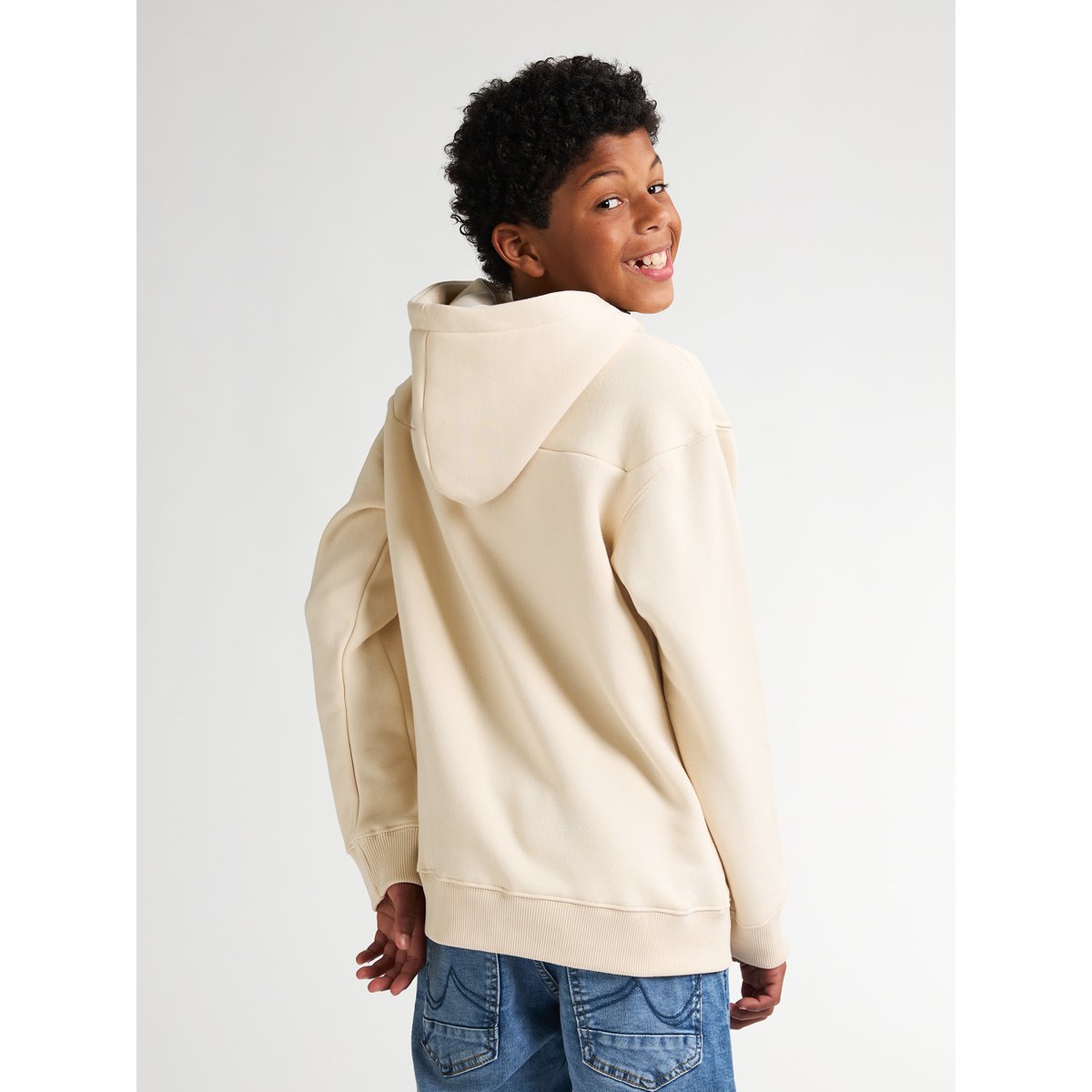 Hoodie zippé redwood jaune raw sand, PETROL INDUSTRIES