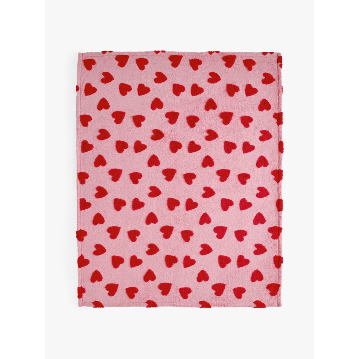 Couverture en polaire coeurs roses/rouges, NEXT
