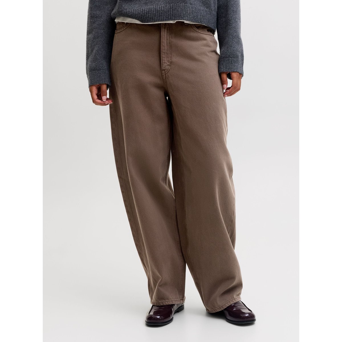 Jean Baggy Fit marron - demitasse 1, JJXX