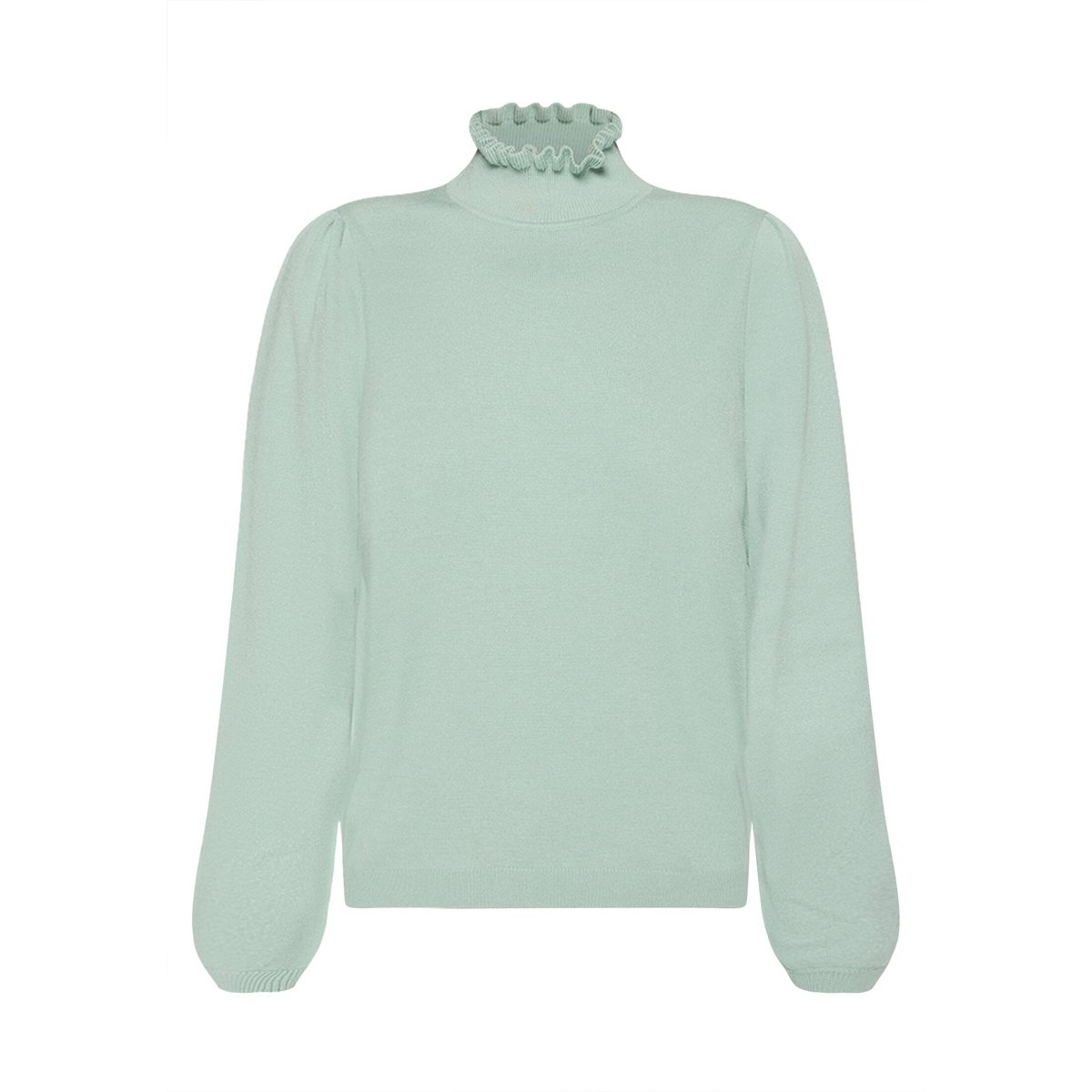 Pull-over en maille à ruches jadeite, CARTOON