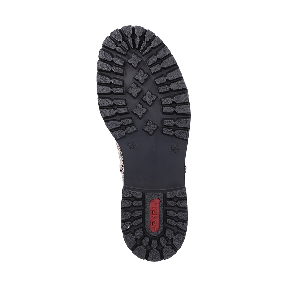 Bottine à Lacets Leprato beige comb, RIEKER