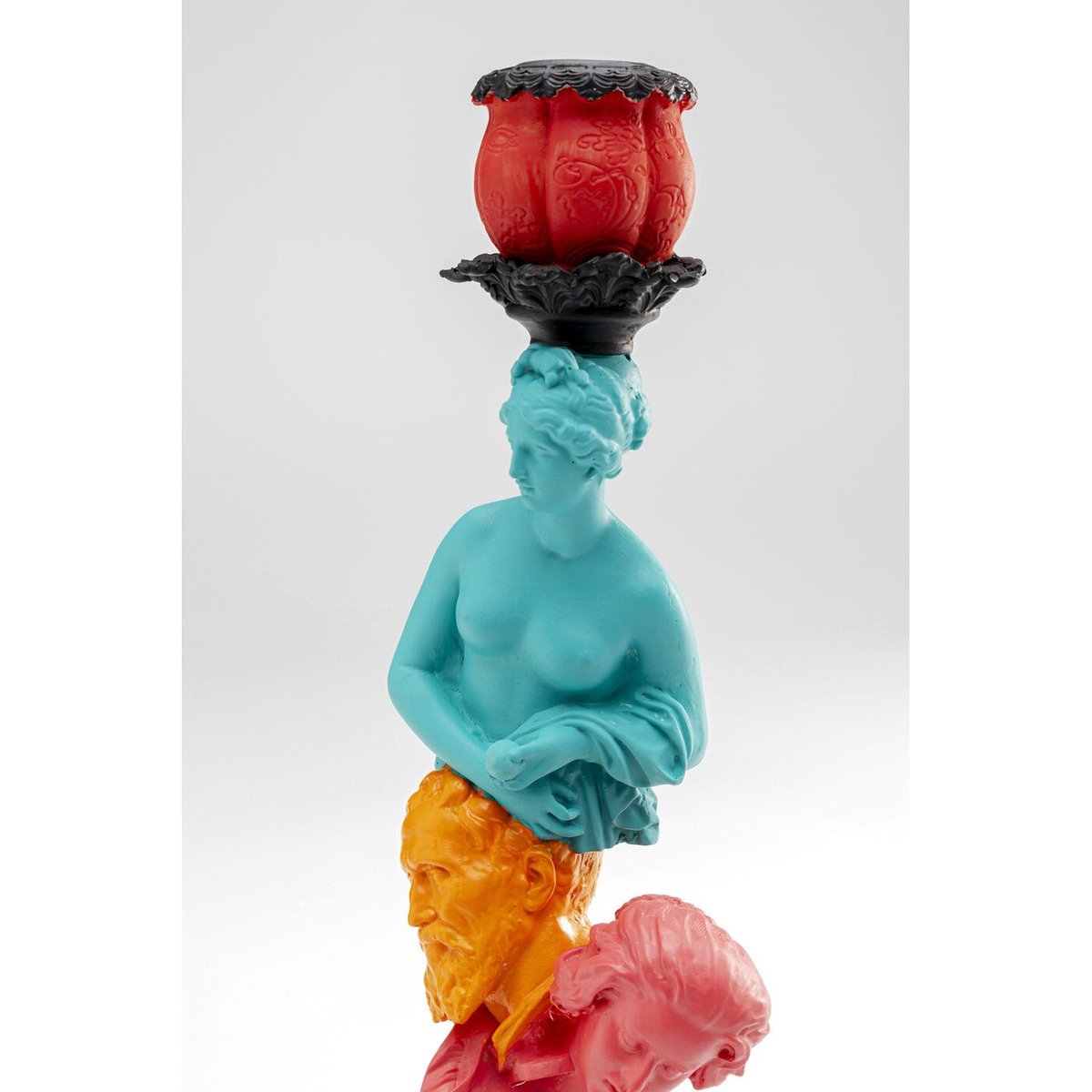 Bougeoir quatre bustes couleur unique, KARE DESIGN