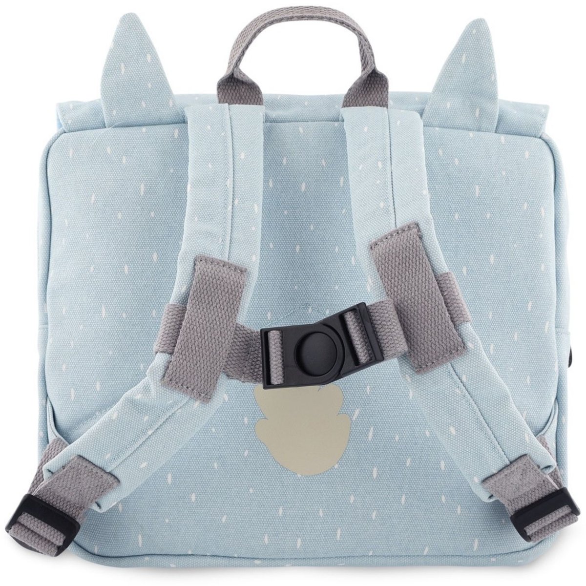 Cartable A4 maternelle bleu, beige, noir, TRIXIE