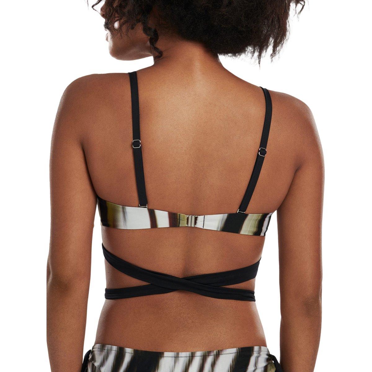 Haut maillot de bain armaturé multipositions Kefalonia noir, LISCA