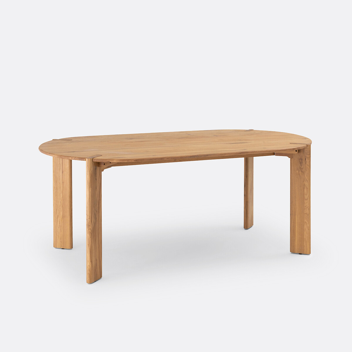 Table à manger, en chêne massif, 6 à 8 couverts, ELMO chêne, LA REDOUTE INTERIEURS