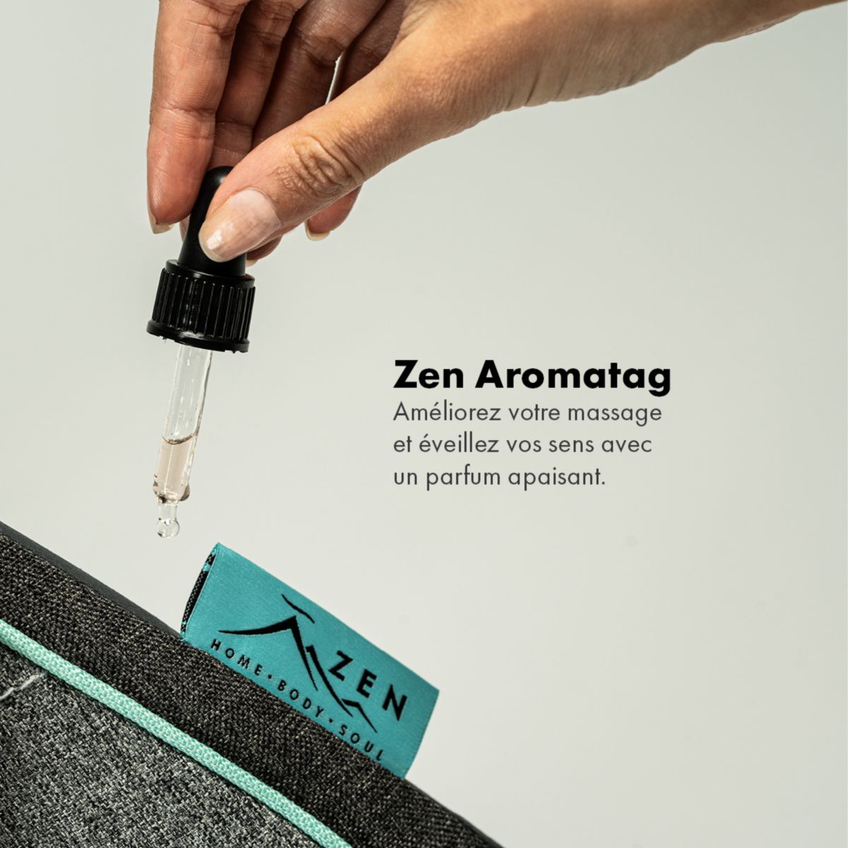 Siège de massage Etna spécialiste Shiatsu couleur unique, ZEN