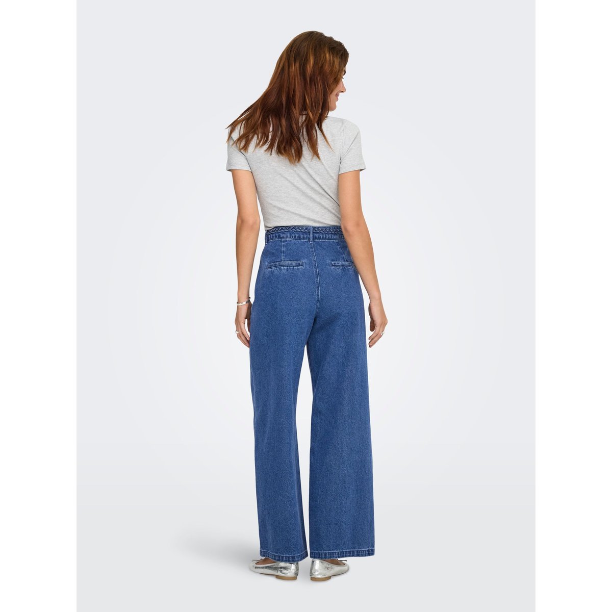 Jean À Jambe Large medium blue denim, ONLY