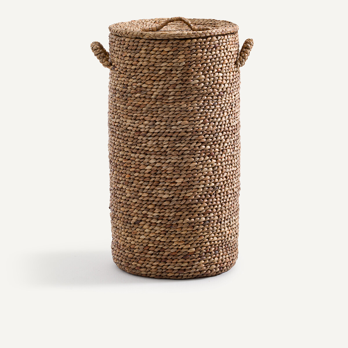 Panier à linge rond tressé en jacinthe d'eau, LIAN naturel, AM.PM