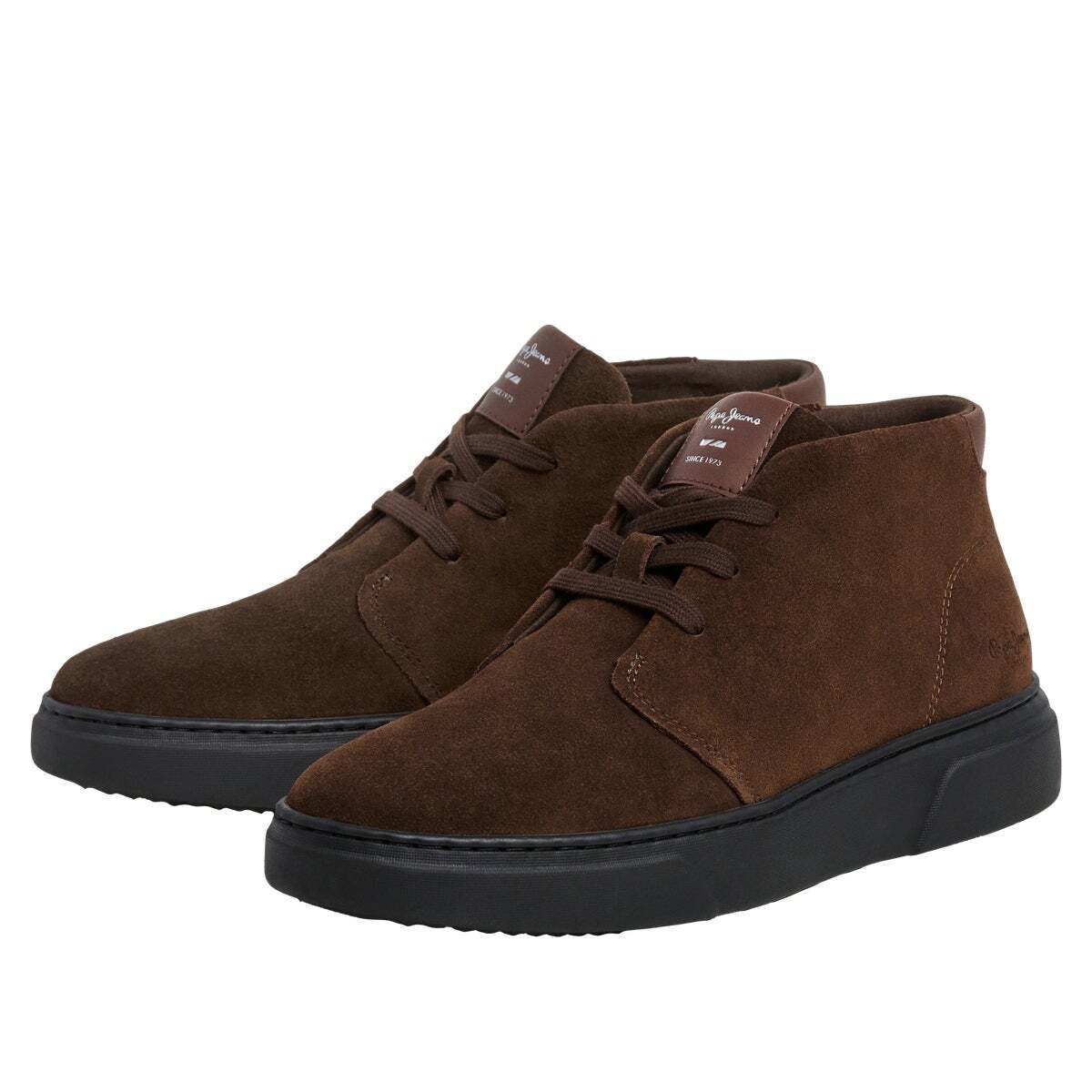 Bottines En Daim brun chocolat, PEPE JEANS