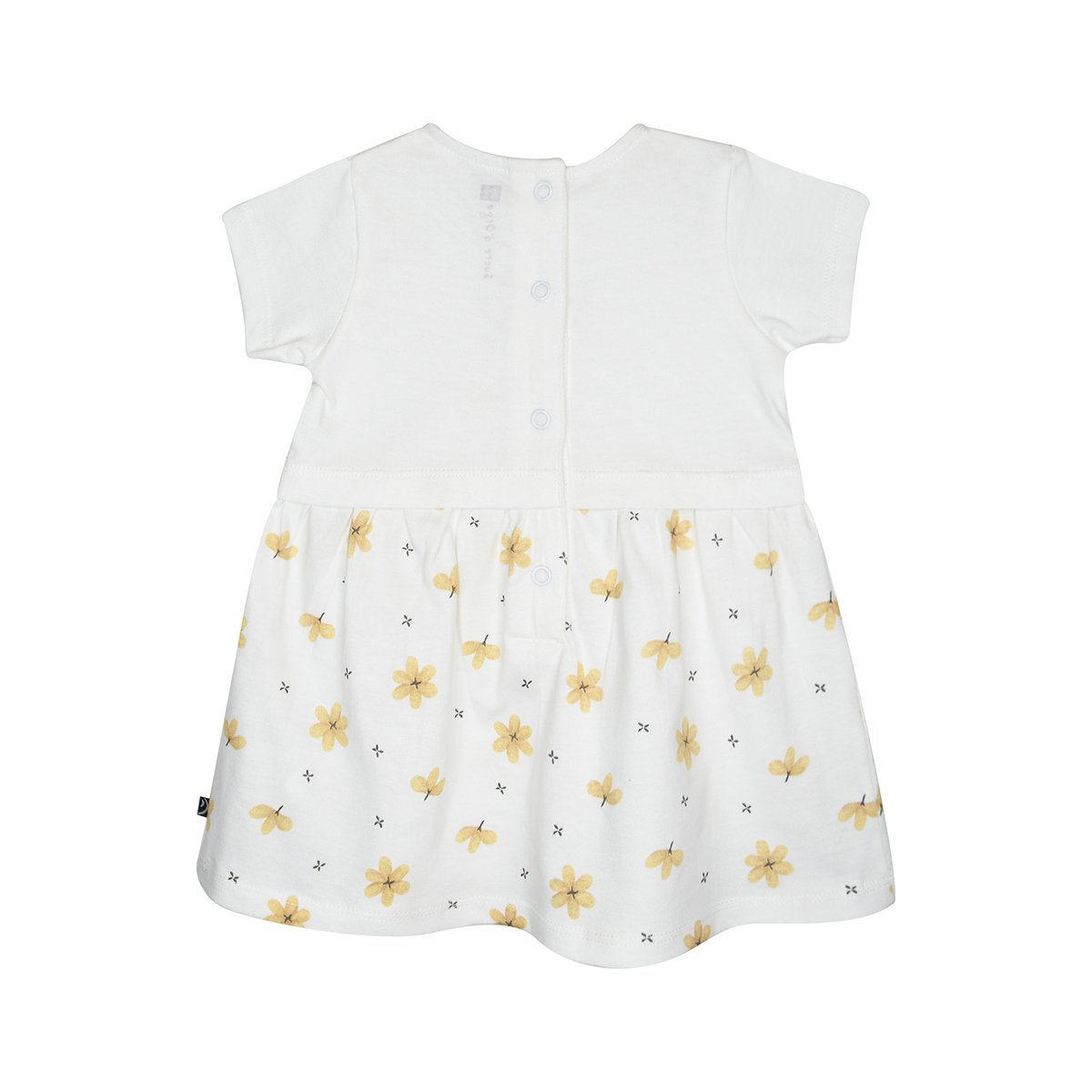 Robe bandeau giroflee bebe blanc, SUCRE D'ORGE