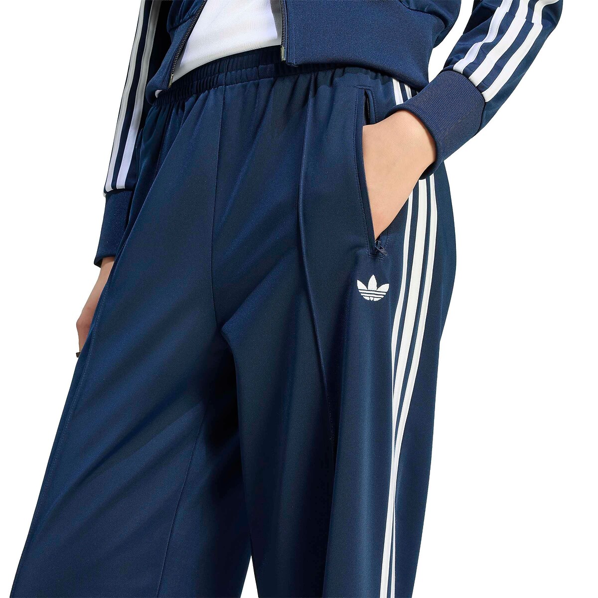 Pantaloni tuta a gamba larga FIREBIRD blu marino, adidas Originals