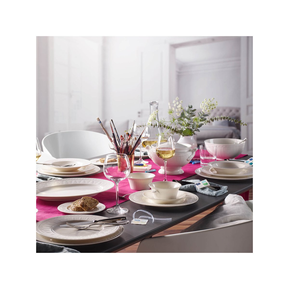 Plat Ovale CELLINI blanc, VILLEROY & BOCH