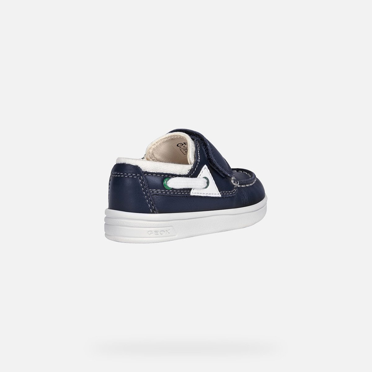 Mocassins B DJROCK bleu marine/blanc, GEOX