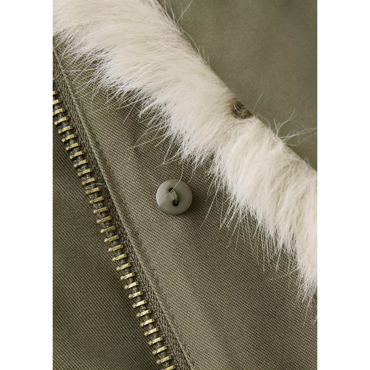 PARKA ALASKA kaki, MANGO