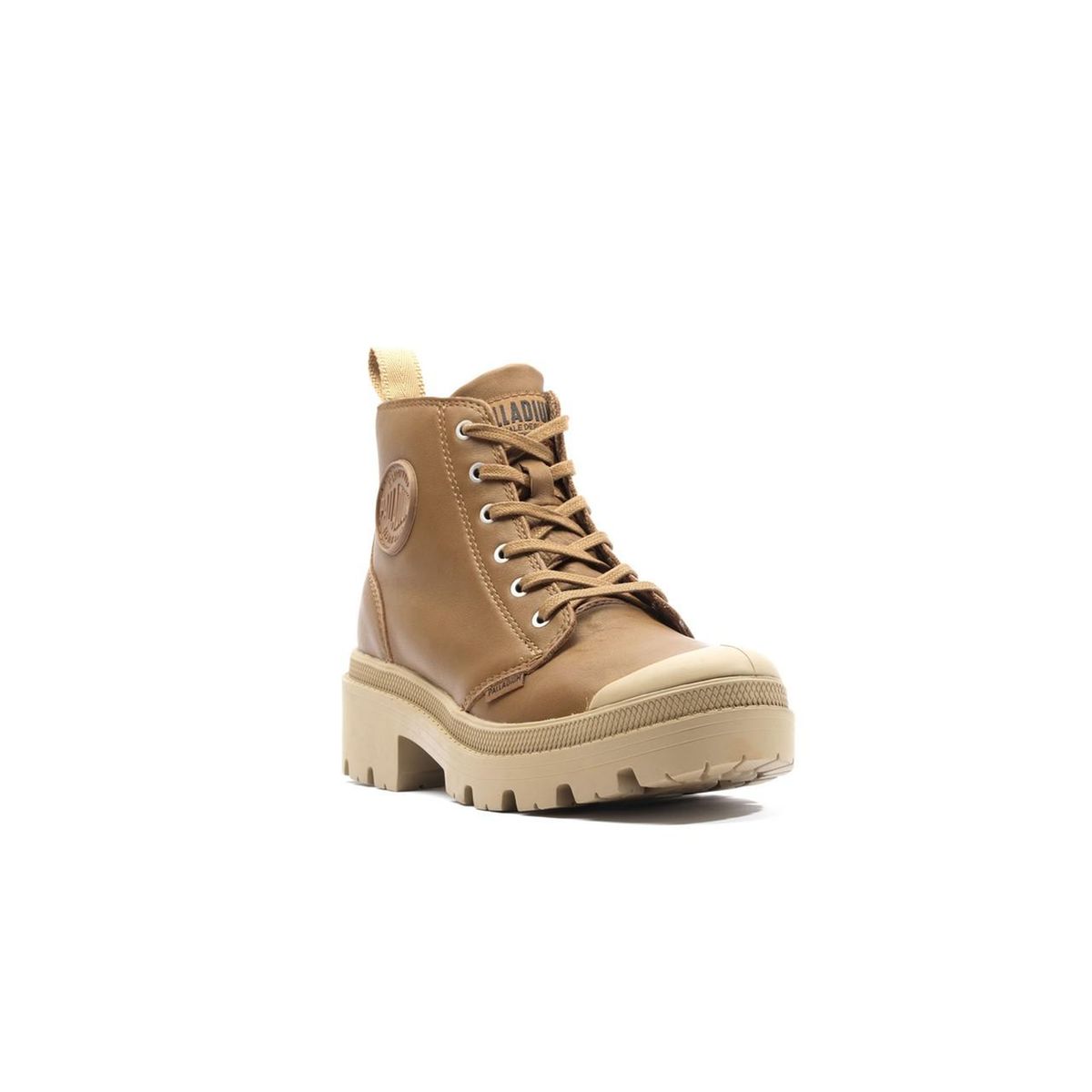 Boots cuir Pallabase Leather marron, PALLADIUM