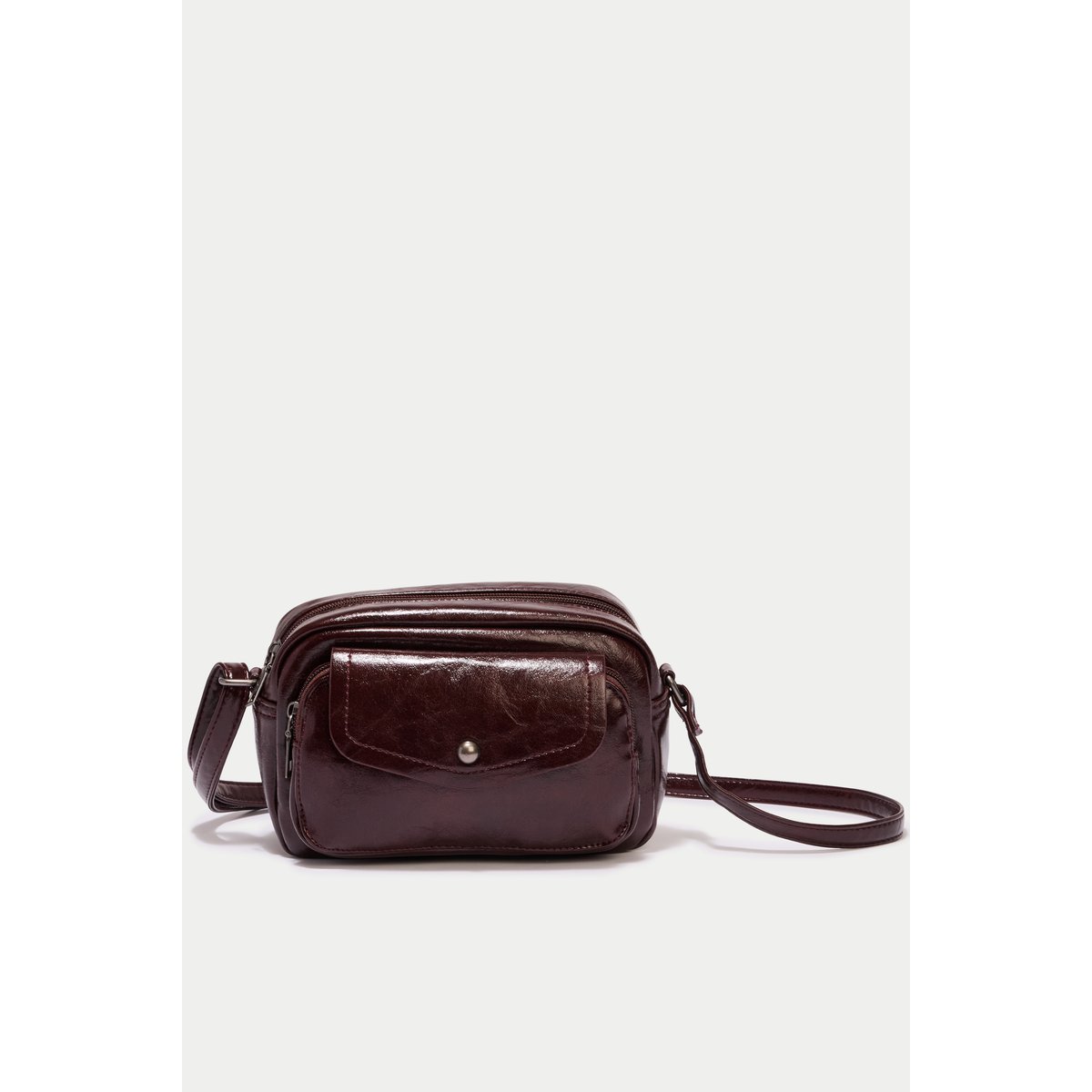 Sac aspect daim bordeaux, CACHE CACHE