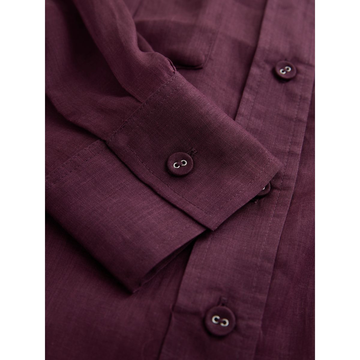 Chemise transparente style militaire violet, NEXT