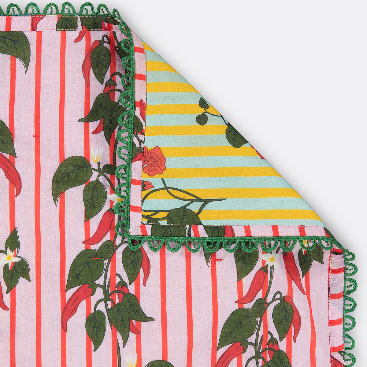 Set of 2 Chili Cotton Voile Placemats printed, LA REDOUTE INTERIEURS