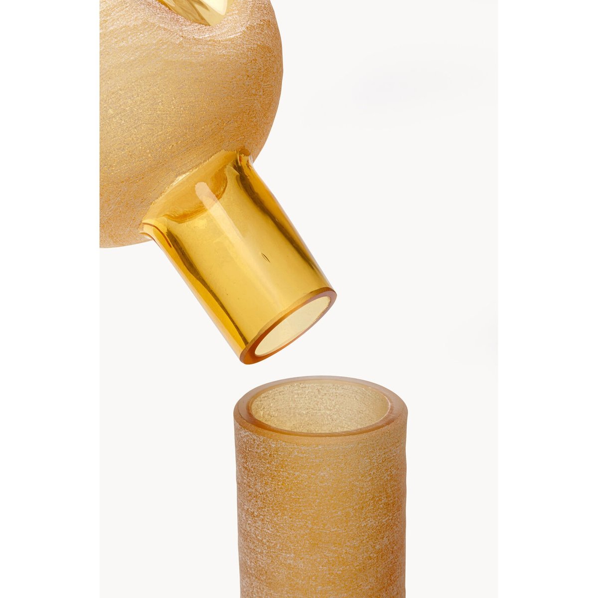 Carafe en verre, SANDY GLOW jaune, KARE DESIGN