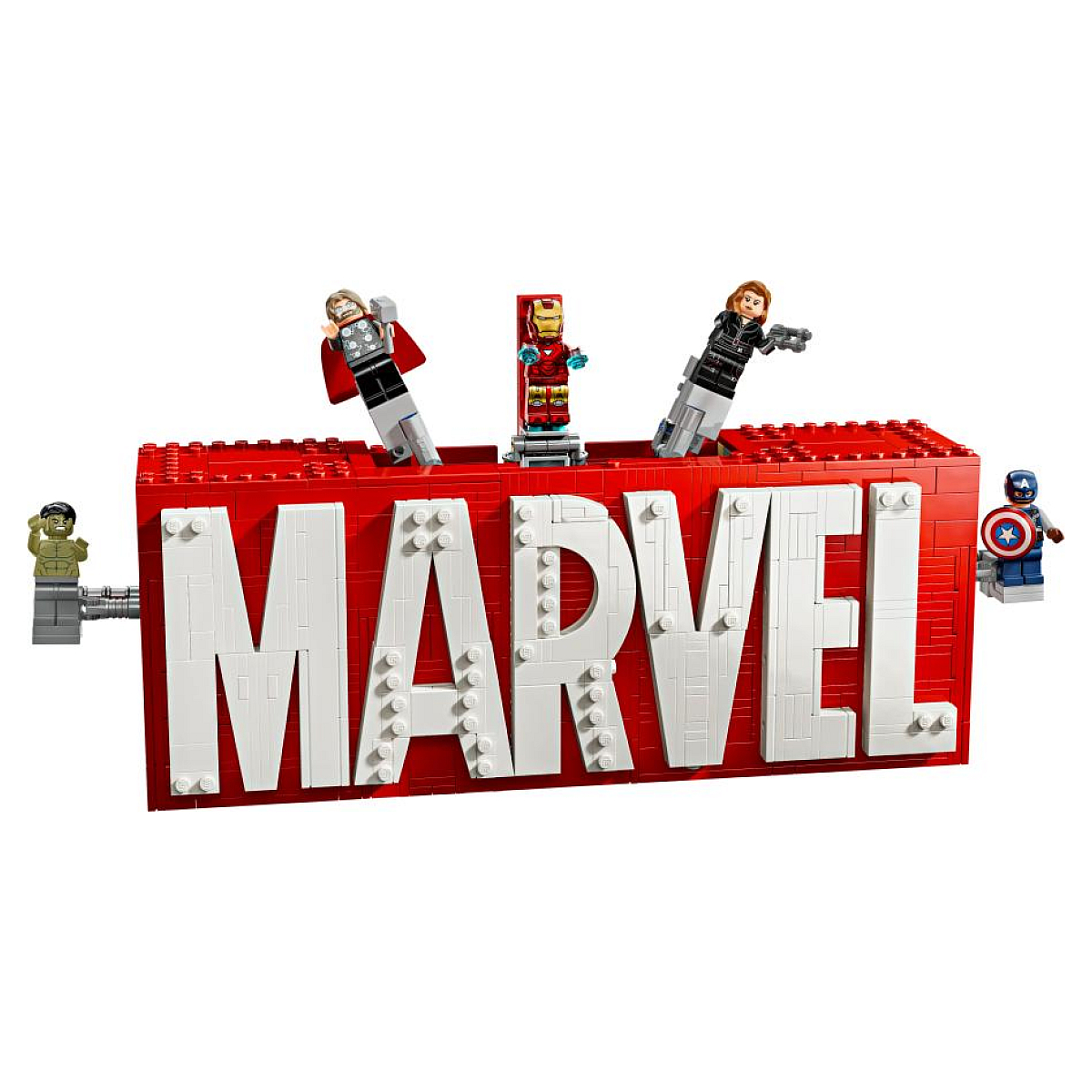 76313 Logo MARVEL et ses super-héros ® Marvel Super Heroes couleur unique, LEGO