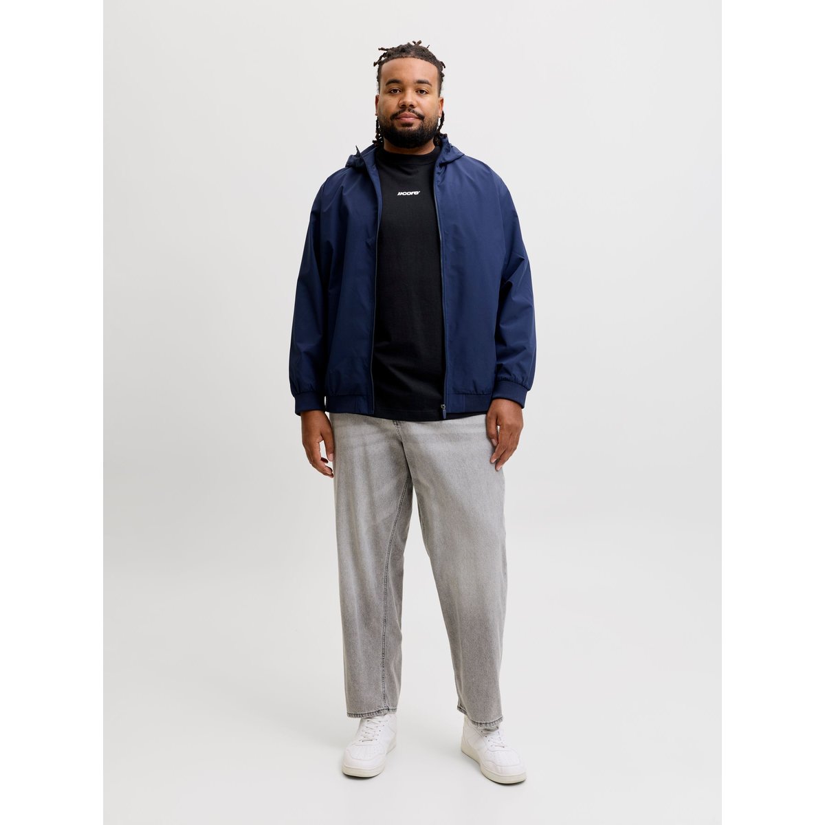 T-Shirt noire - black, JACK & JONES