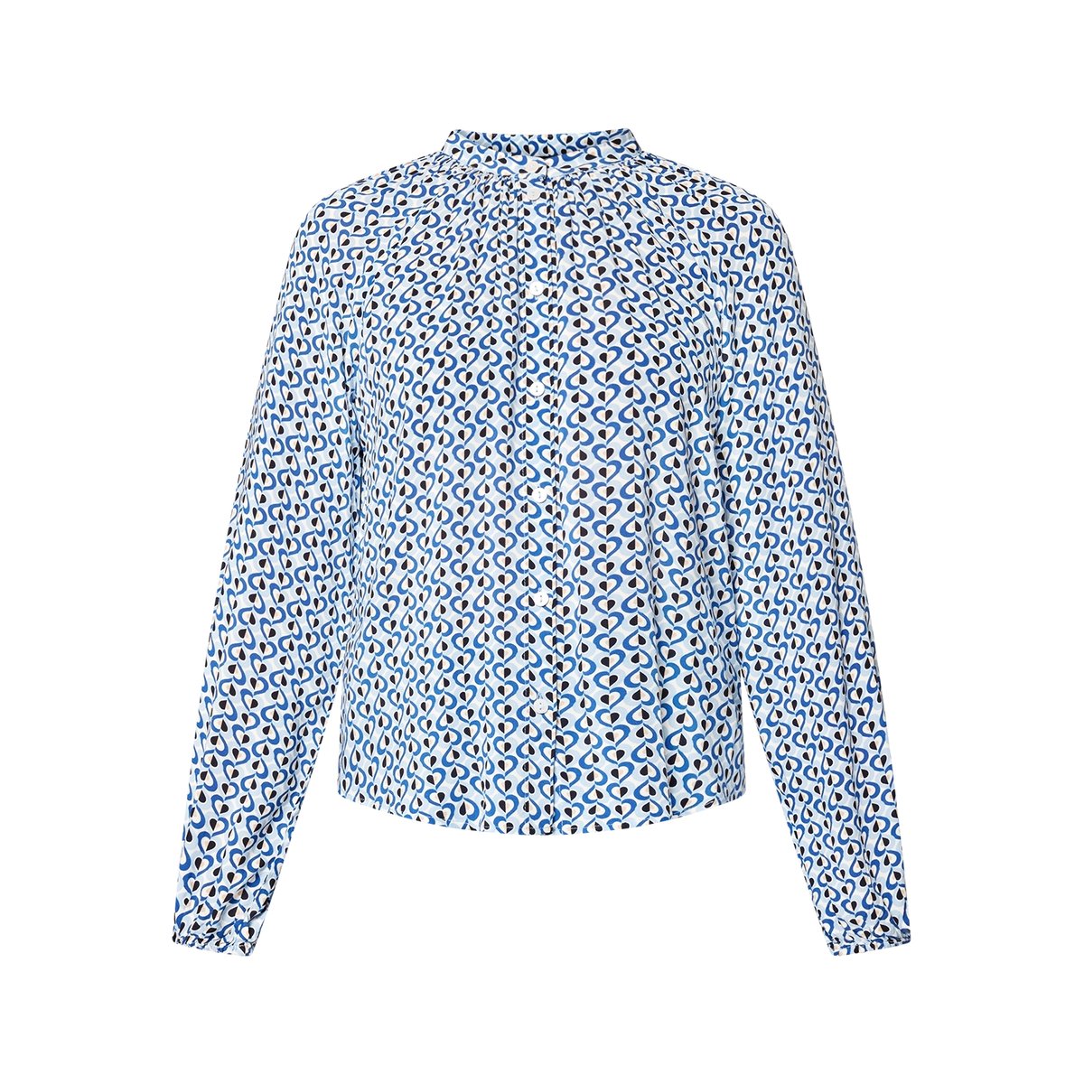 Blouse mit grafischem print creamblue, ZERO