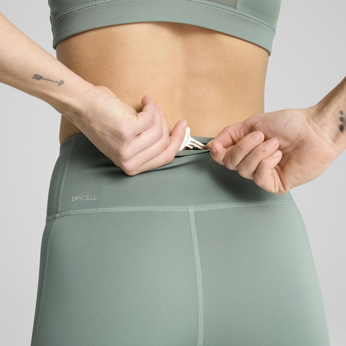 Leggings sportivi ESSENTIAL verde, PUMA
