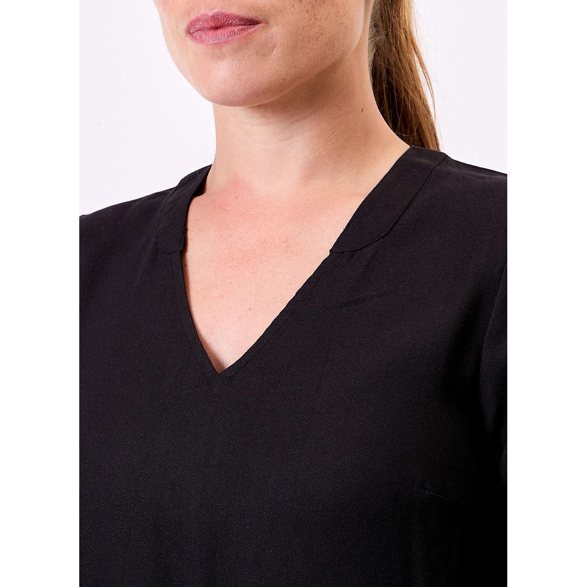 Blouse fluide col V GARYLY noir garily, PRINCESSE NOMADE