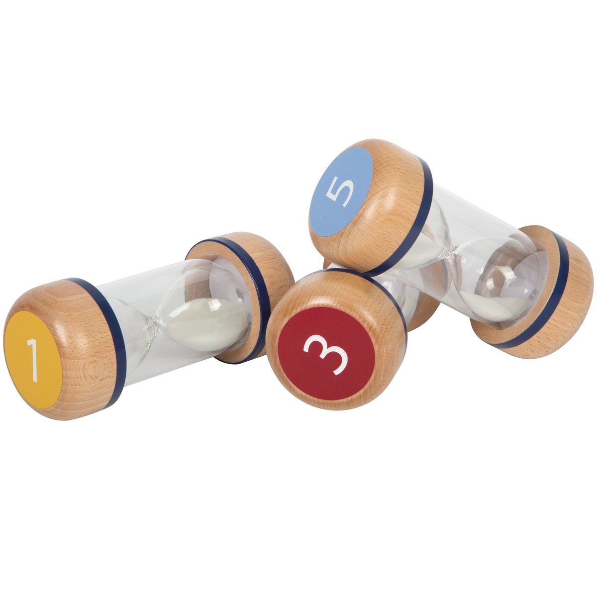 Set de 3 sabliers XL beige, SMALL FOOT COMPANY